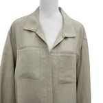 Caslon Linen Blend Casual Blazer Jacket Pockets Classic Beige size Medium Photo 1