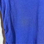 Madewell  Blue Side Cinch‎ Long Sleeve Polo Top Photo 2