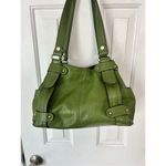 Tignanello Vintage Green Leather Women's HandBag Photo 3