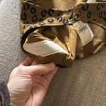 Aerie  Ribbed Texture Full Coverage Bikini Bottom Brown Cheetah Small Photo 3