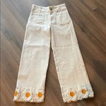 Maeve  The Colette Denim Cropped Wide-Leg Jeans Photo 1