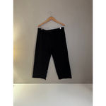 Frank & Eileen  Catherine Favorite Cropped Wide-Leg Sweatpant Black Women's Large Photo 2