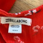 Billabong Red Floral Romper M Photo 5