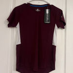 Mizuno  Womens Softball Crew Neck Jersey‎ Athletic Short Sleeve Purple Size Large Photo 0