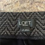 Loft Herringbone Black & Gray legging Pants PL Photo 6
