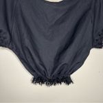 Peixoto Womens Size S Black Lace‎ Trim V Photo 8