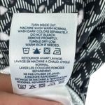 Lands' End  Black White Floral Cotton Modal Short Sleeve 1/4 Zip Polo Women's XL Photo 5