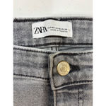 ZARA Women's Gray Denim Jeans Size 10 Photo 5