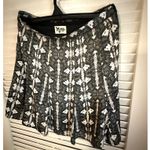 Show Me Your Mumu  Snake Print Skater Mini Skirt Gray Tones Boho Ballet Size L Photo 10