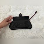 Cole Haan  Black Leather Wristlet with Buckle Detail Y2K Photo 4