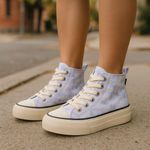 ZARA NWT Tie Dye Hi Top Sneakers SZ-6 EU -39 Photo 0