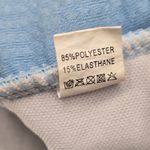 Blue White Ruffle Bandeau Beach Sports Bra Bikini Bralette Swim Top S Small Photo 4