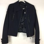 Guess by Marciano  Asymmetrical Jacket Navy Size 4 Photo 3