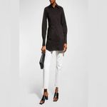 Finley Black Kaylynn Easy Button Front Tunic Shirt Photo 9