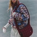 Free People  - BABY CARRYALL SLING BAG QUILTED CROSSBODY NWT IN WINE/BURGUNDY Photo 4