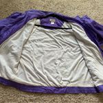 Lavon Vintage 90s  Nylon Windbreaker Track Jacket Vibrant Purple  Large Photo 7