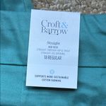 Croft & Barrow NWT Teal Mid Rise Straight Pants Size 18 Photo 4