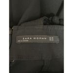 ZARA Black Pom Poms Sleeveless Backless Pinafore Tunic Mini A-Line Dress Size XS Photo 3