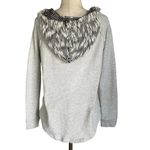 Black Swan Light Gray French Terry Sweatshirt Size Small Hoodie Kangaroo Pocket Photo 7