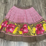 Anthropologie  Odille Hibiscus Print Full Skirt Photo 0