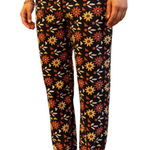 Lucy and Yak Organic Cotton Black Floral High Rise Jeans 28 Regular Photo 0