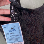 Black Shiny Bodycon Dress Size L Photo 2