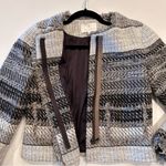 Carlisle Etcetera by  Wool Blend Tweed Neutral Blazer‎ Jacket Size 2 Photo 2