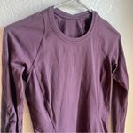 Lululemon Runderful Long Sleeve Black Cherry Photo 5