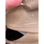 Vionic Shoes Women 8 Tan Coraline Wedge Slingback Espadrille Sandal Chevron Photo 9