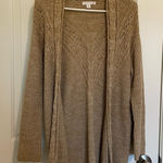 Westport EUC |  women’s tan knit‎ open front cardigan — petite medium Photo 0