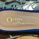 OLIVIA Blue Suede Slip on Flat Shoes Sz: 6.5 Photo 2