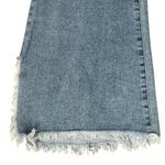 Show Me Your Mumu  Blue Austin Pull On Flare Raw Fray Hem Jeans Agua Fria Size M Photo 10