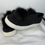 Steve Madden  Black Furry Slip-On Sneakers Photo 2
