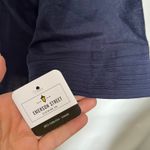 Emerson Street Michigan Long Womens Top Sz S Preppy College Academia Tailgate Blue Photo 8