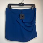 Anna Cate Medieval Blue Side Zip Top Mini Skirt NWT Sz. XS Photo 1
