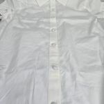 J.Crew ‎ Ruffle-hem shirt-dress in cotton poplin White XXS BR461 Photo 6