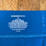 Summersalt Elastic Swim Skirt Blue With Teal Trim Size Med Zippered Pockets Photo 6