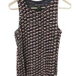 Marc by Marc Jacobs  Size XS Black & Purple Velvet Burnout Tank Sleeveless Photo 0