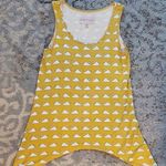 Philosophy Swan Shark Bite Tank Top Mustard Yellow XS Photo 0