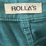 Rolla’s Sailor Pants Women’s 28 Forest Green High Rise Wide Leg Stretch Retro Photo 7