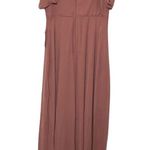 Birdy Grey  Devin Convertible Maxi Bridesmaid Dress Desert Rose Chiffon Size M Photo 3