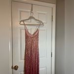 ZARA  pink sequins maxi dress Photo 9