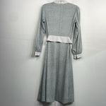 Vintage The Wilroy Traveller Polka Dot A line Dress with Belt size Small Gray Photo 1