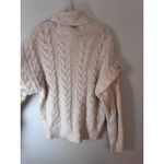 joe's jeans  Cream turtleneck Ruffle Sweater Women's Large $278 NWT Photo 11