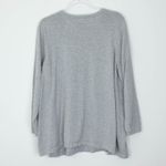 Catherines Womens Gray Scottie Dog Scoop Neck Sweater Size 1X Gray Preppy Cozy Photo 4