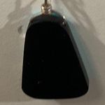 Vintage Navajo Harold Smith Turquoise & Sterling Inlay Pendent 925 Necklace Blue Photo 4