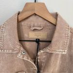 BLANK NYC  NWT Garment Dye Acid Wash Twill Shirt Jacket in Stoned Size Medium Photo 7