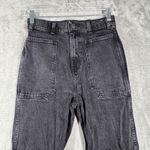 Madewell Jeans 90s Straight Streetwear Casual Utility Black Women Size 2/25 Photo 3