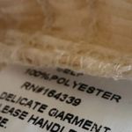 SNDYS Leona Midi Dress Apricot White Check Print Smocked Fun Size 2 Women's NWT Photo 13