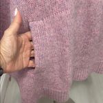 J.Crew  Relaxed Turtleneck Poncho Heathered Wysteria Photo 4